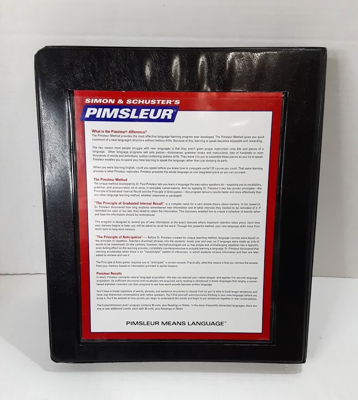 SIMON & SCHUSTER’S PIMSLEUR SPANISH II 3RD EDITION LESSON 29&30 REPLACEMENT CD