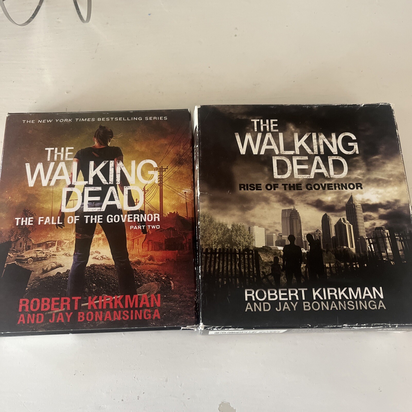 2Walking Dead Audio Books Rise of the Governor , Fall Of Governor