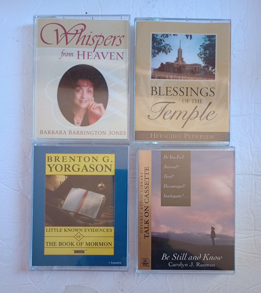 LDS Mormon Books & Talks On Audio Cassette Huge Lot (21) Inspiration Religious