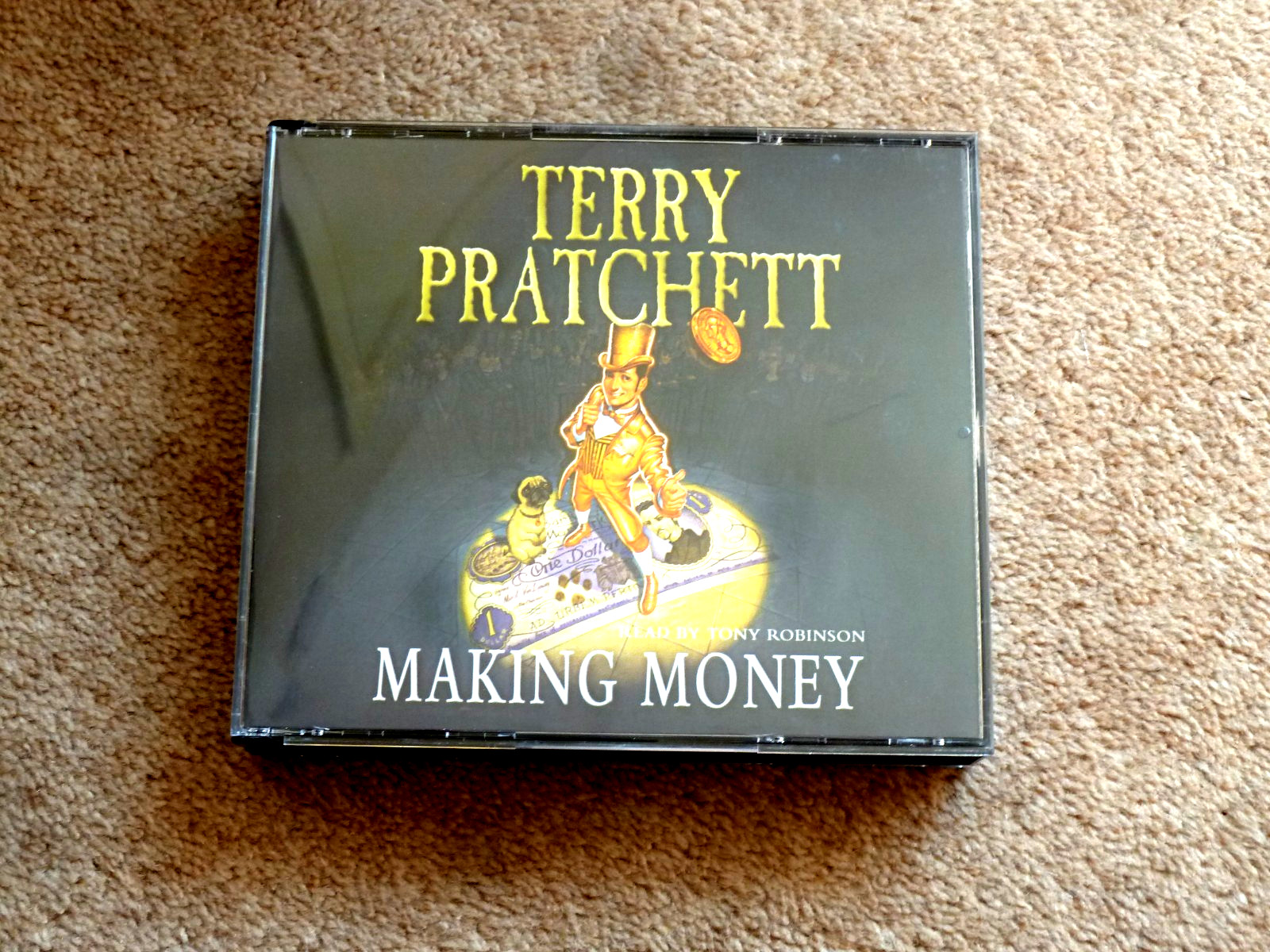 TERRY PRATCHETT — MAKING MONEY- AUDIO BOOK — TALKING BOOKS ( 4 CDS )