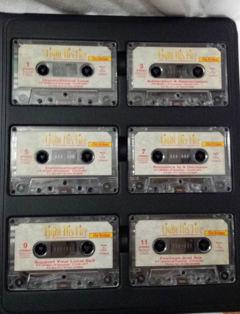 Light His Fire A Program For Women Ellen Kreidman Audiocassette (6) & Media Box