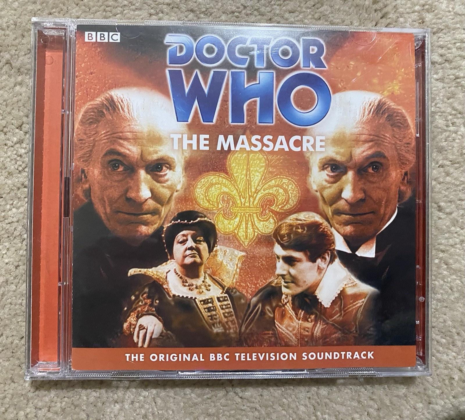 RARE! BBC AUDIOGO DOCTOR WHO 1st Doctor THE MASSACRE 2 CD Set 1 hour 40 minutes