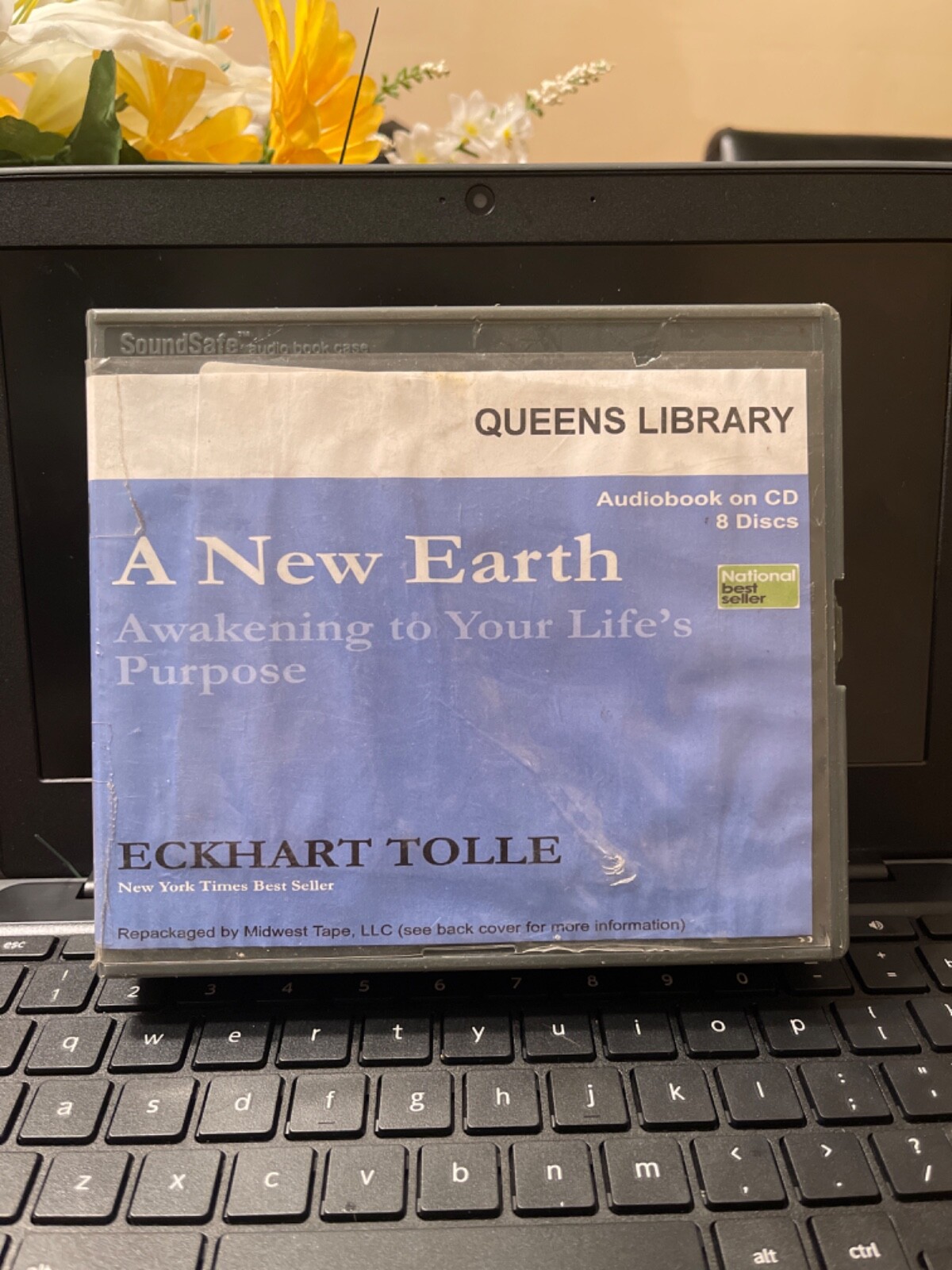 Shelf213 Audiobook~A new earth- Eckhart Tolle- unabridged- 8CDs