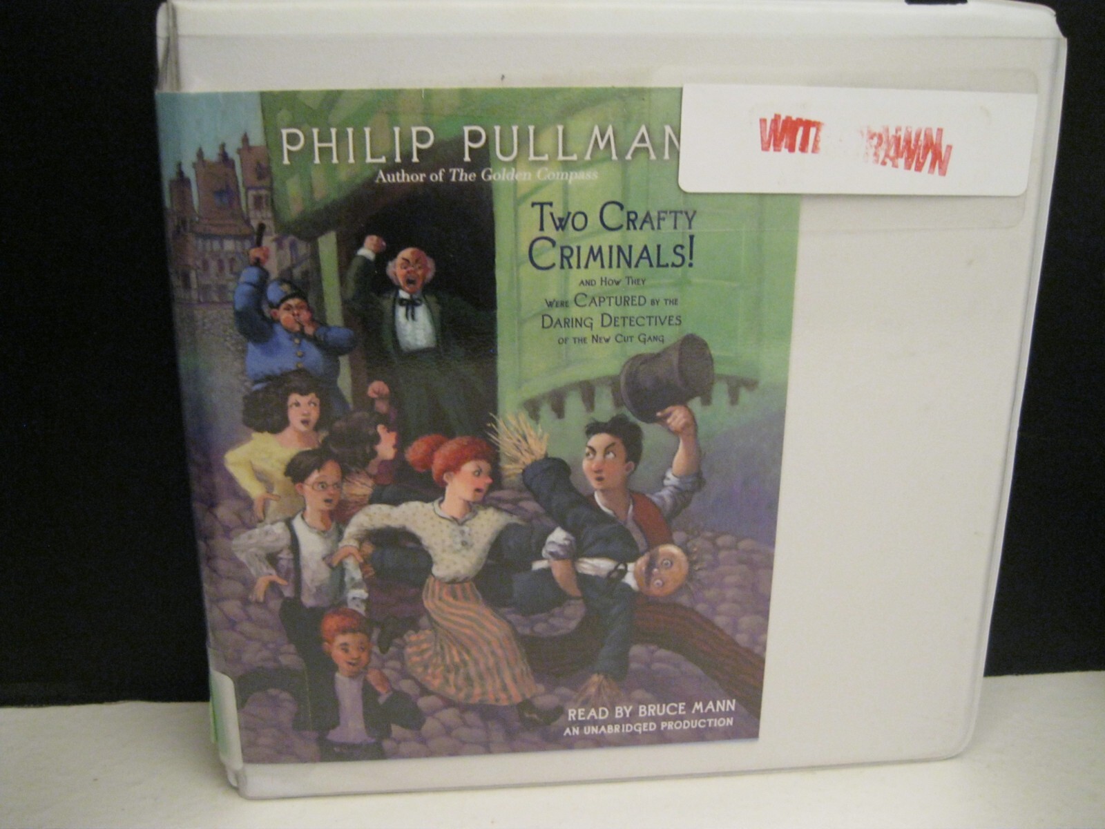 TWO CRAFTY CRIMINALS AUDIO BOOK 5 CDS EX- LIBRARY EDITION 5-1/2 HOURS LISTENING