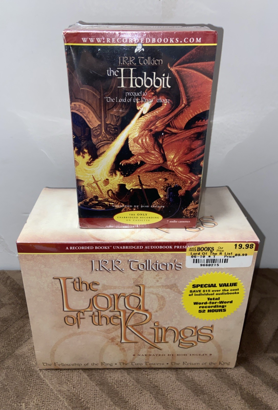 The Hobbit & The Lord of the Rings by J. R. R. Tolkien ~ UNABRIDGED ~ Aud. Books