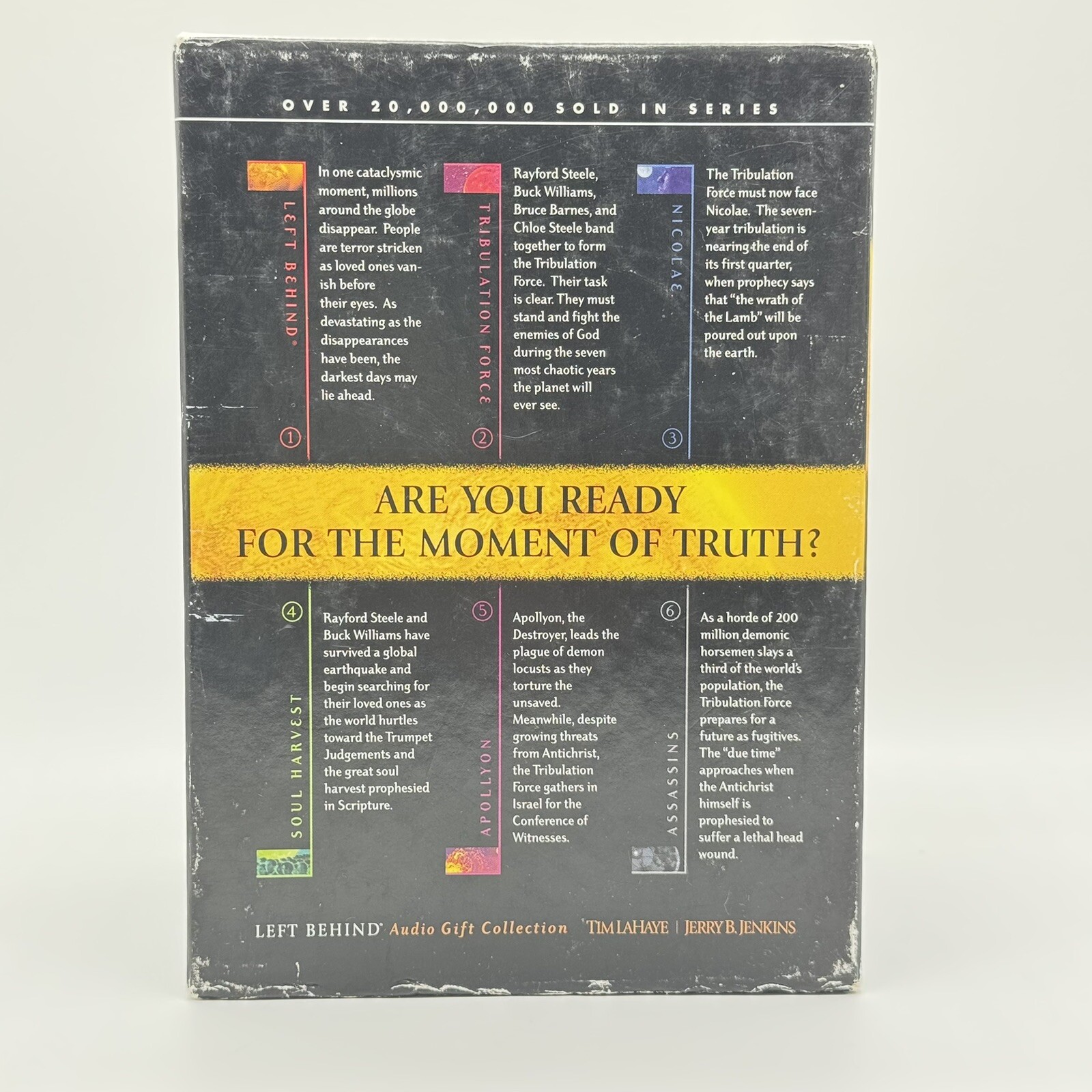 LEFT BEHIND Series AUDIO Collection LaHaye Jenkins Muller Books 1-6 Cassettes