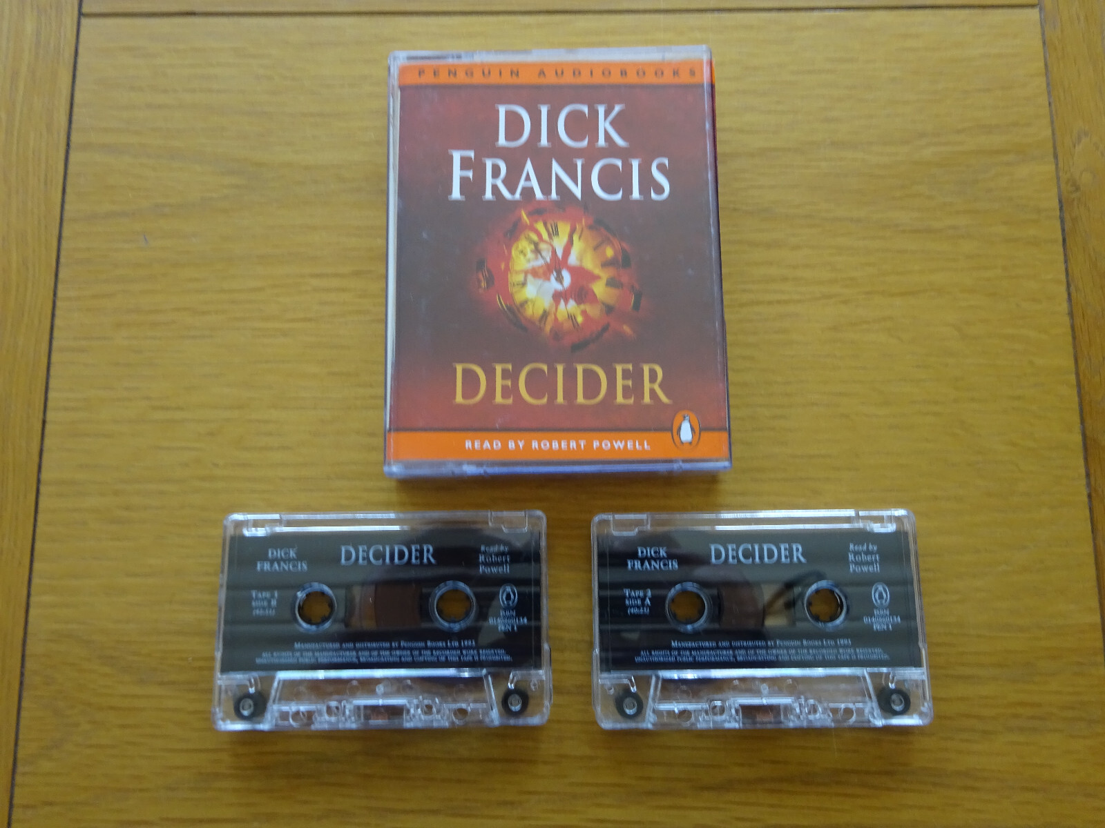 Dick Francis Decider 2 x Cassette Audio Book Read By Robert Powell