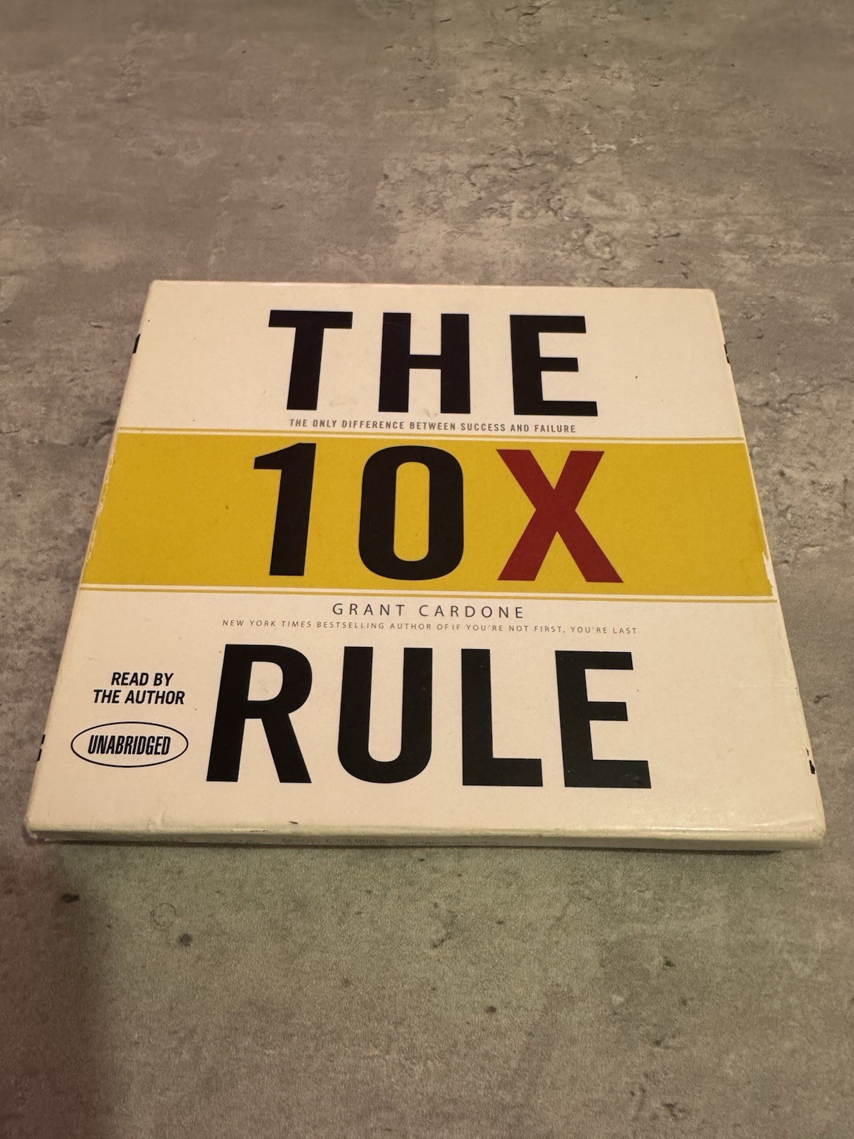 Grant Cardone The 10X Rule Audiobook CD Unabridged 7 Disc Set