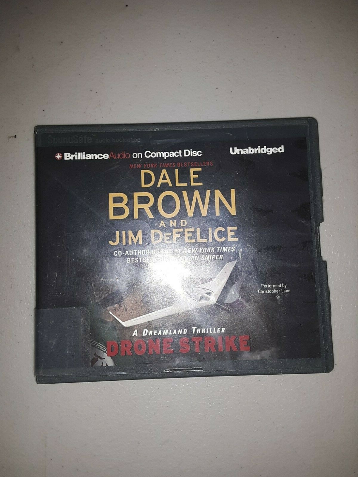 Shelf166 Audiobook~ DRONE STRIKE, DALE BROWN AND JIM DEFELICE