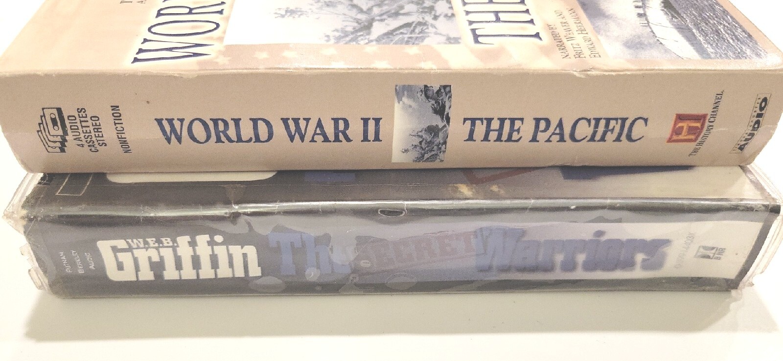 VINTAGE! WW II:The Pacific-The History Channel & THE SECRET WARRIOR. CASETTES.