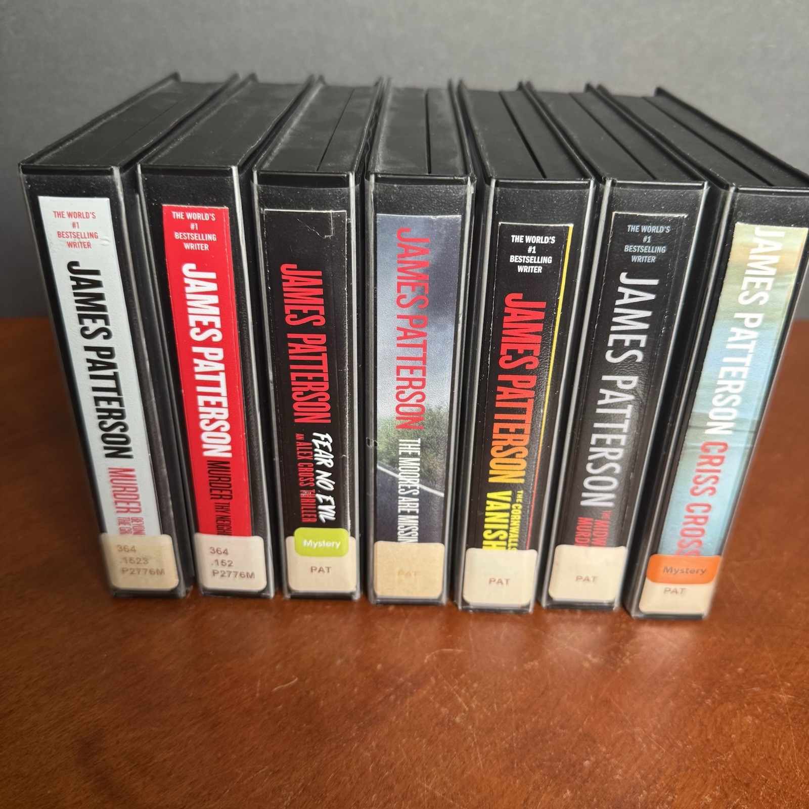 Lot: 7 James Patterson Audio Book CD Set Alex Criss Cross Midwife Murders Fear