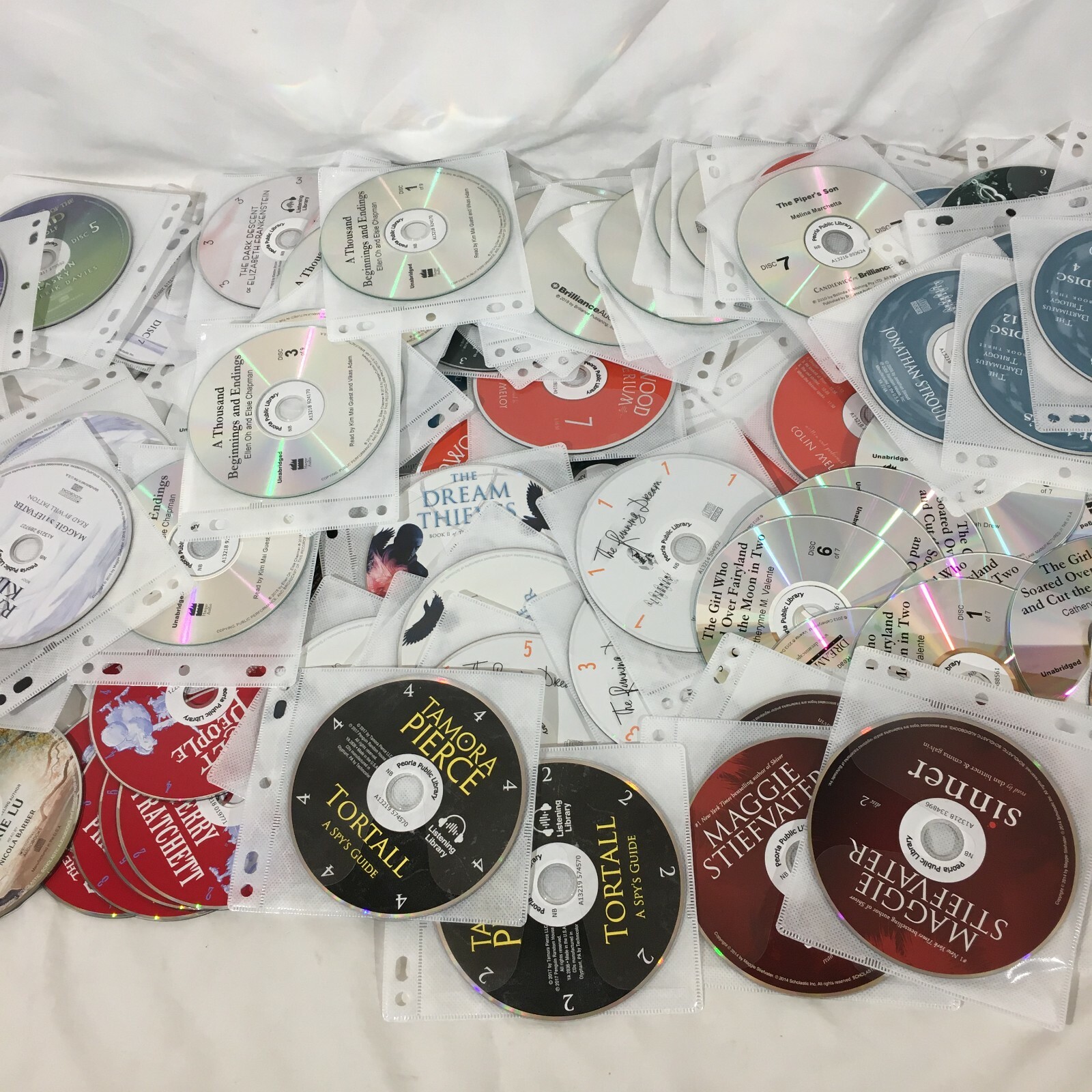 Large Lot Loose Miscellaneous Audiobook CDs Compact Discs Ex-Library #2
