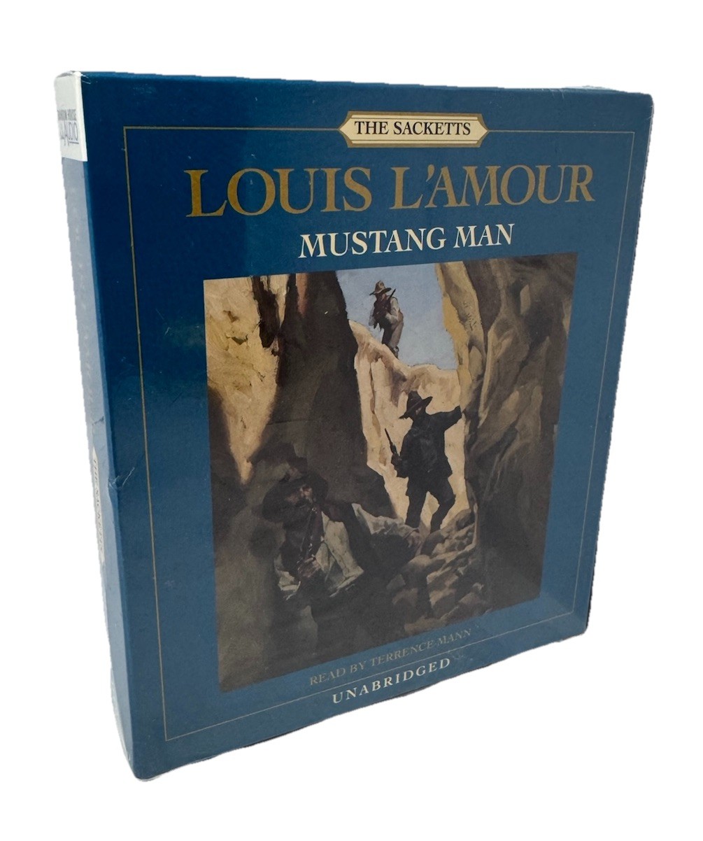 Louis L’Amour Mustang Man Audiobook 4 CD Set Unabridged Sealed Sacketts