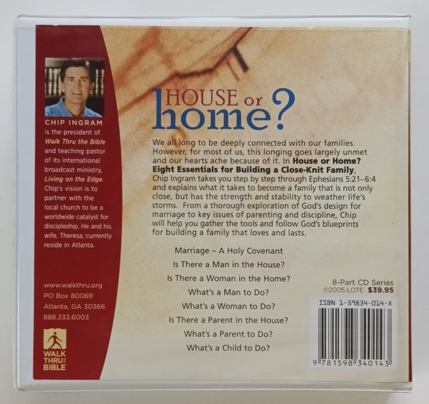 House or Home? CD Series by Chip Ingram — Living on the Edge (2008)