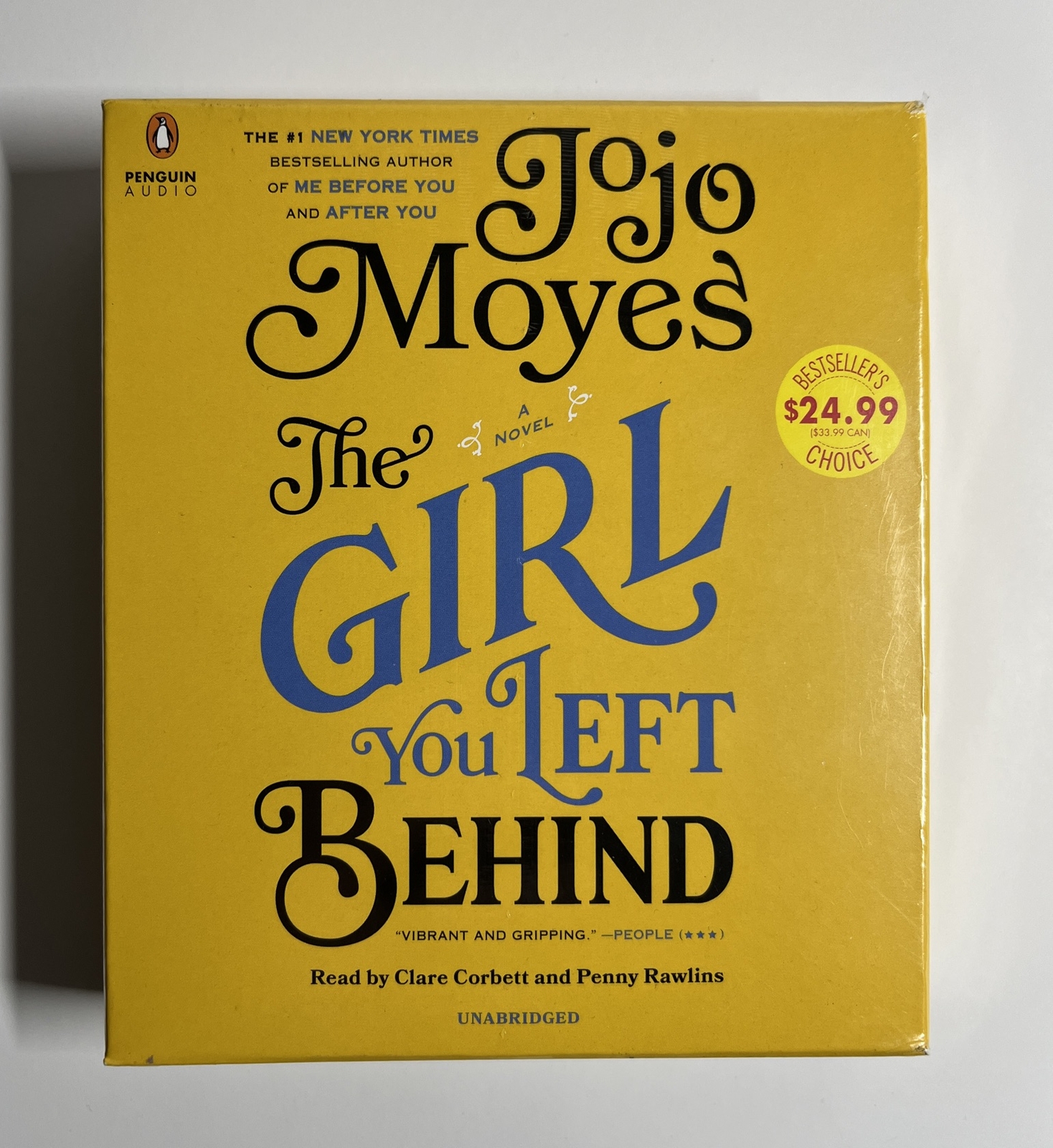 The Girl You Left Behind : A Novel by Jojo Moyes (2016, Compact Disc, Unabridged