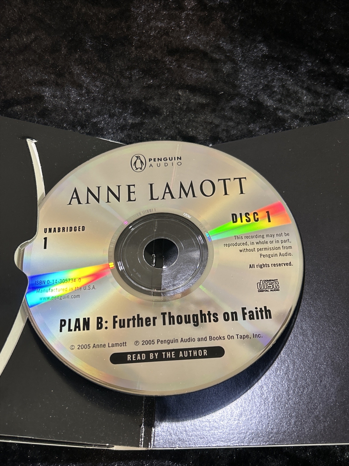 Plan B: Further Thoughts on Faith — Anne Lamott (5-Disc Unabridged Audiobook)
