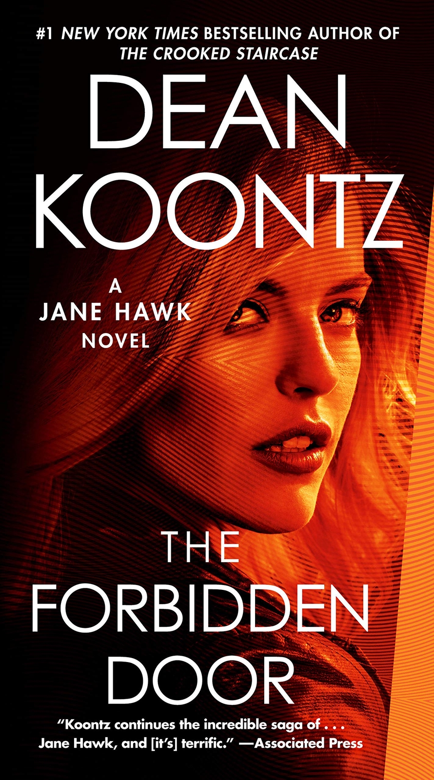«THE FORBIDDEN DOOR»~PAPERBACK~NOVEL by DEAN KOONTZ~A JANE HAWK SERIES~608 Pages