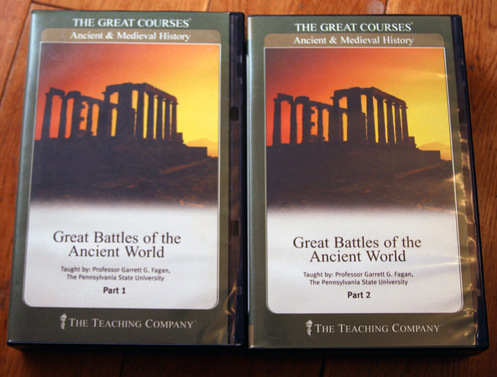 Great Battles of the Ancient World GREAT COURSES Part 1 & 2 Cassettes Audiobook