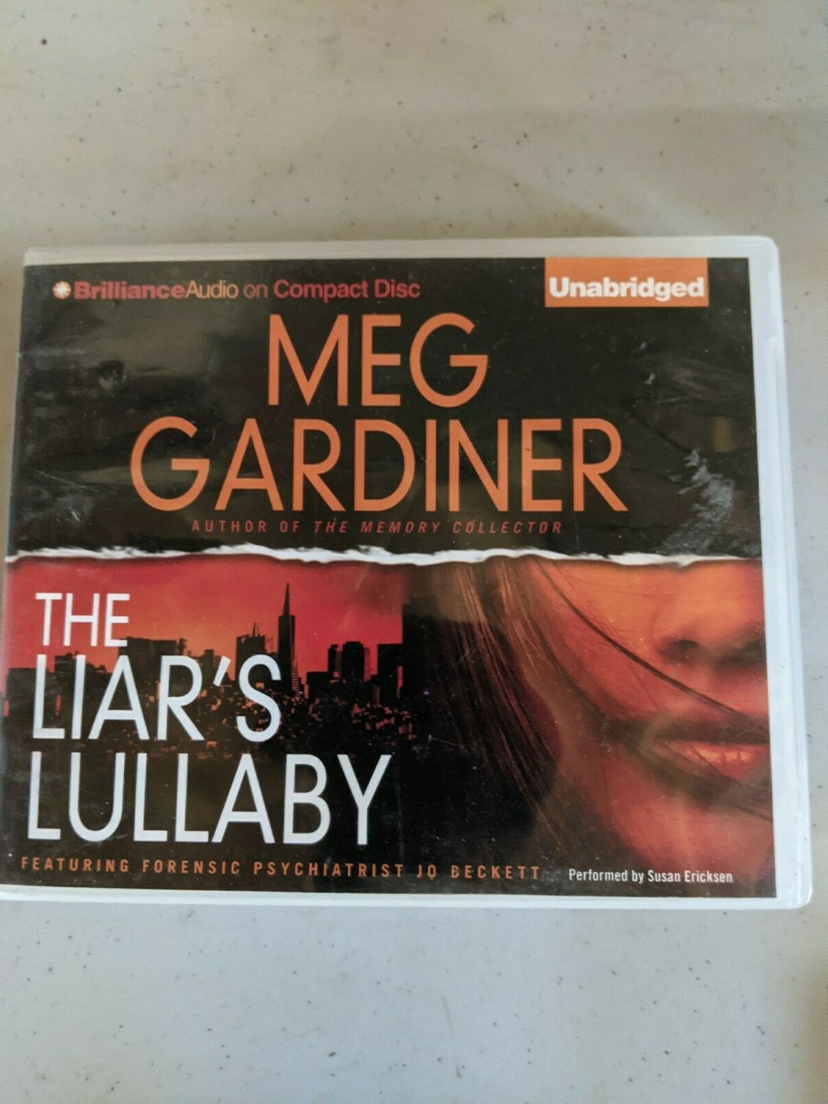 Shelf181 Audiobook~ THE LIARS LULLABY BY MEG GARDINER