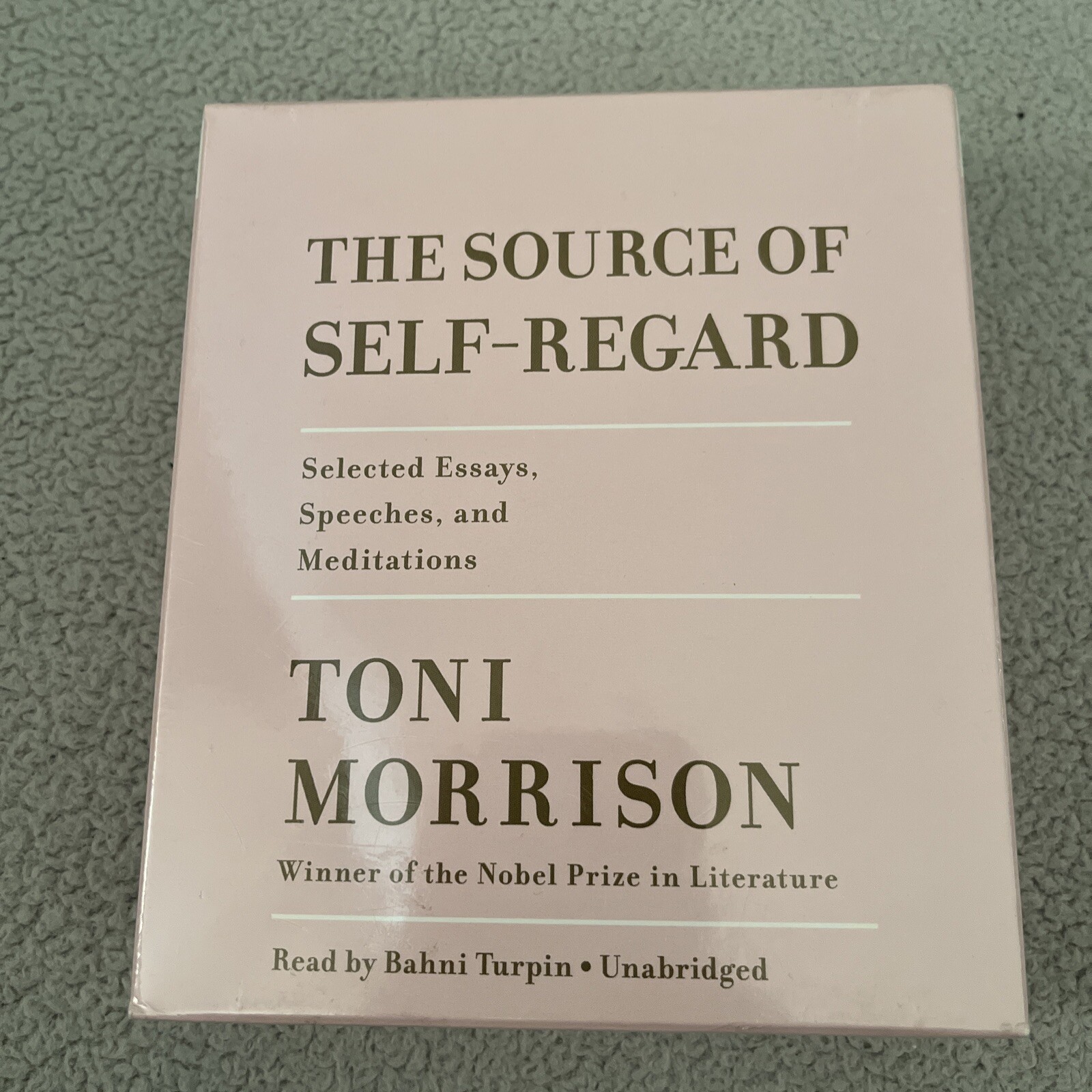 The Source Of Self-Regard — Selected Essays…Toni Morrison (NEW) 13 CD’s