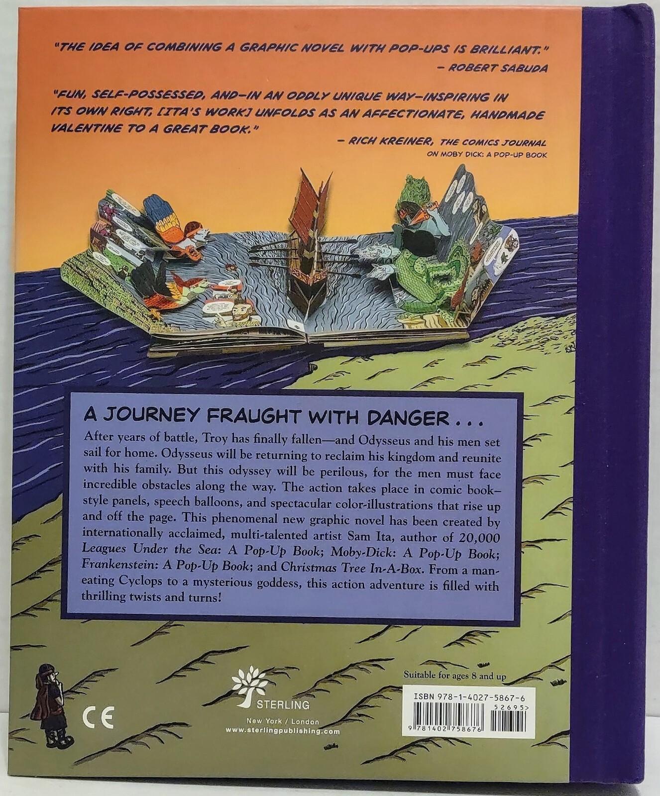 THE ODYSSEY: A POP-UP BOOK By Sam Ita FIRST EDITION 2011 *RARE!