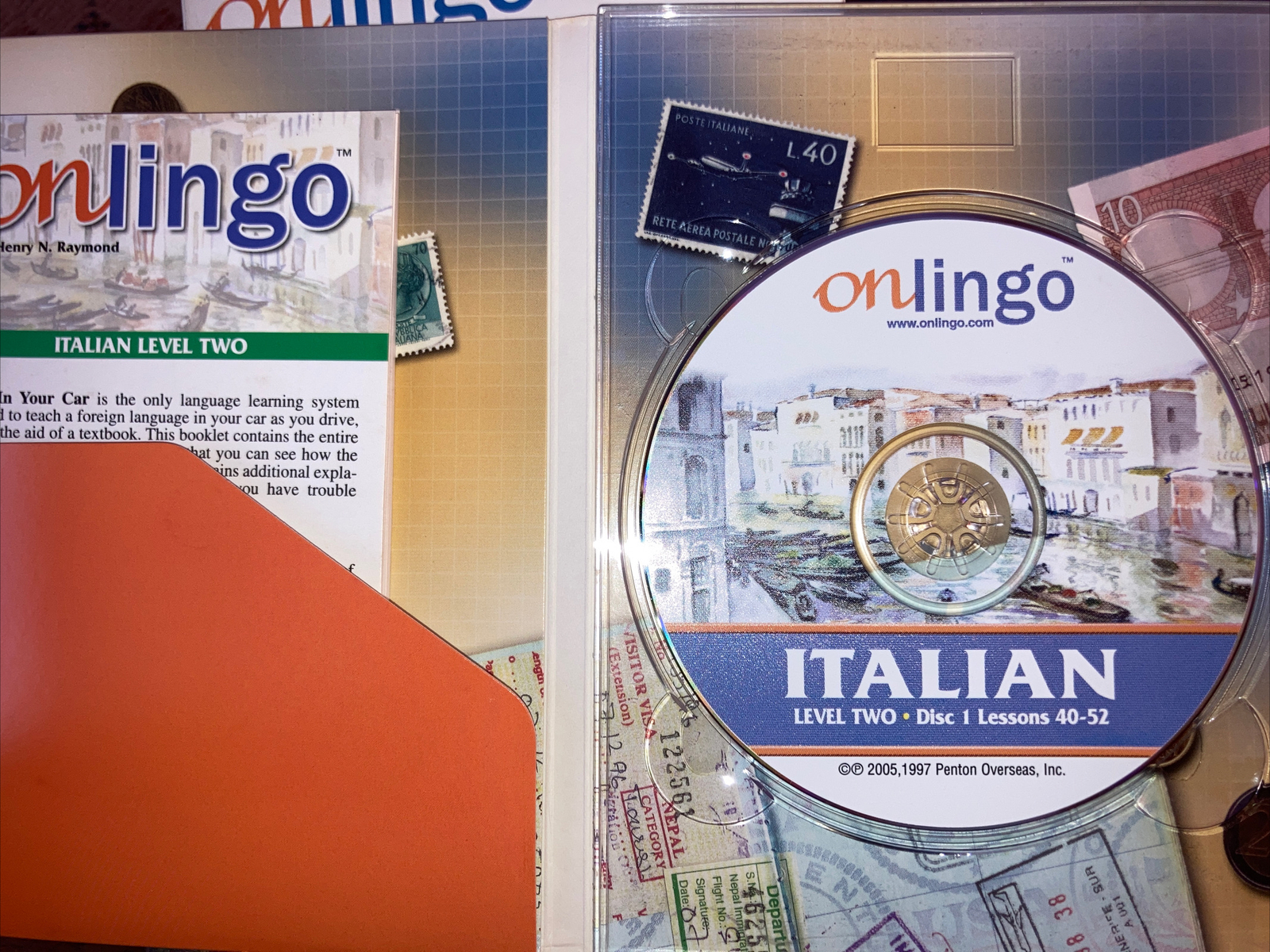 Onlingo Italian CD’s — Level 1 and 2 — 6 Audio CD Set