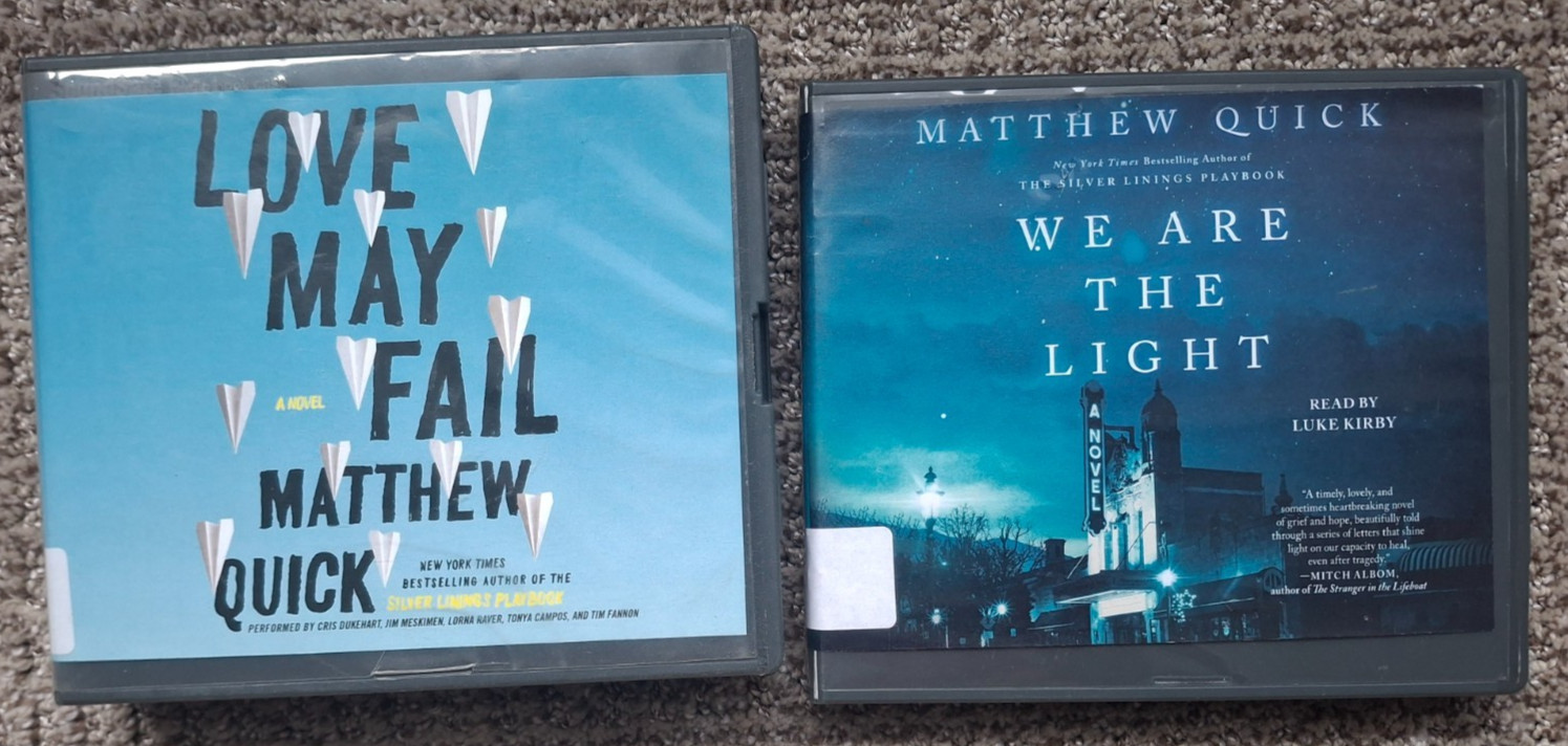 Matthew Quick Lot of 2 Audiobooks on CD Unabridged Romance Coming of Age