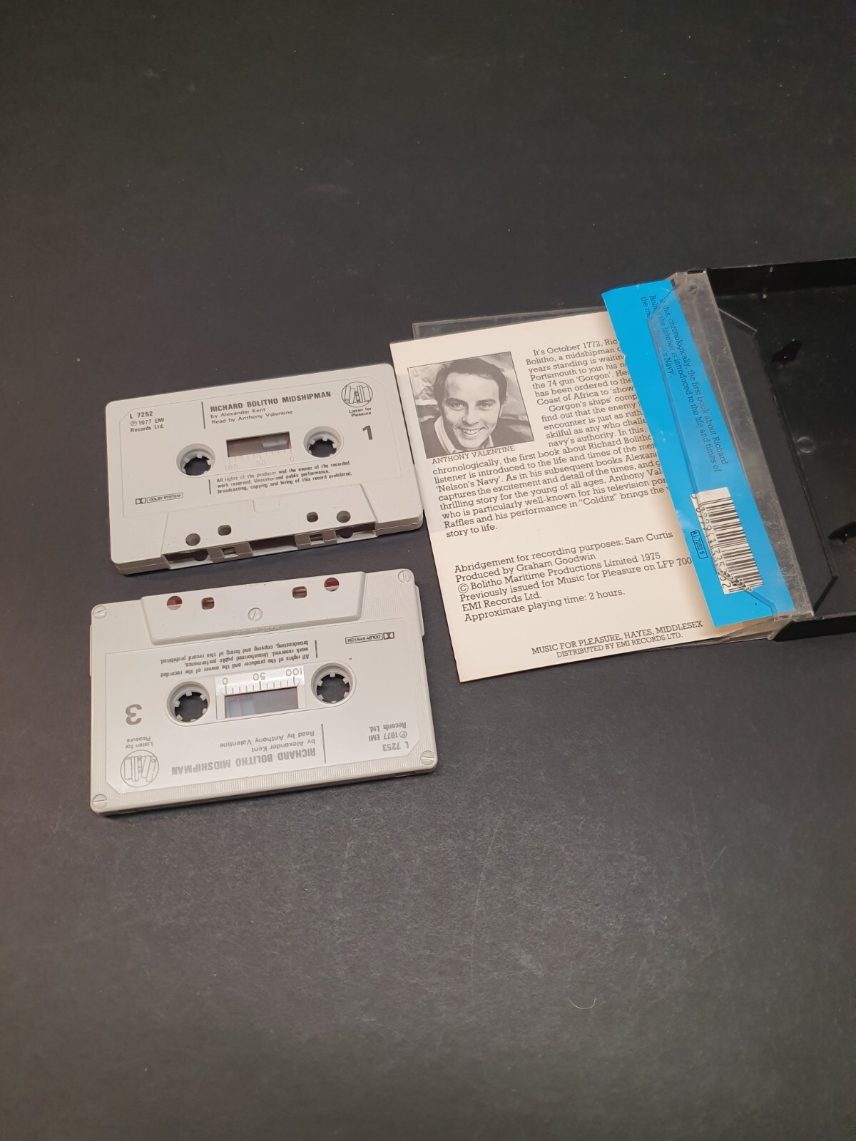2 x 2 Vintage Audio Cassettes — Audiobooks — Harper Collins, EMI Records