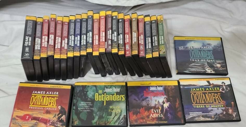 25 James Axler GraphicAudio 20-Deathlands 5-Outlanders Audio Books Action/Sci-Fi