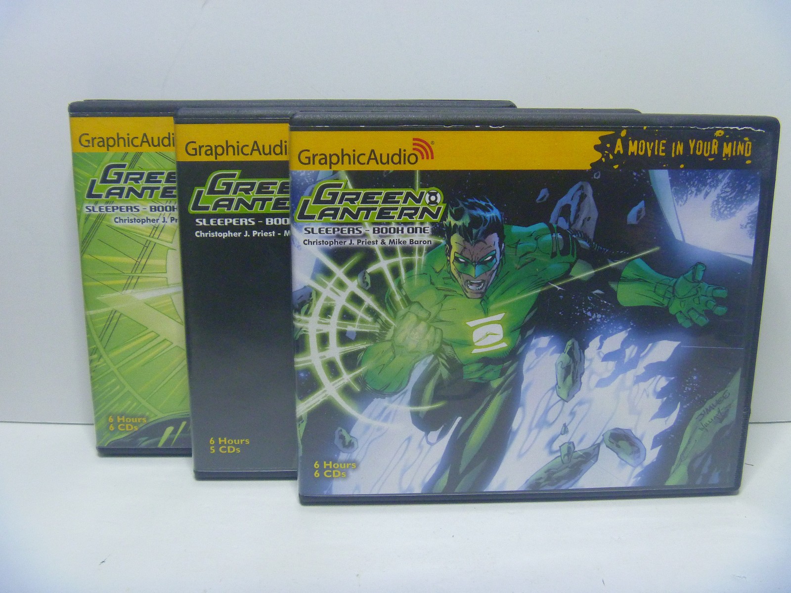 Sleepers Books 1-3 Green Lantern Christopher J. Priest Marvel Graphic Audio CDs