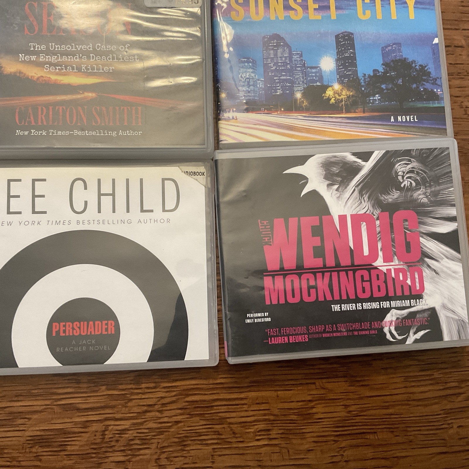 Audiobook Lot Of 15 RANDOM Mystery Crime Apocalyptic Fantasy And More!