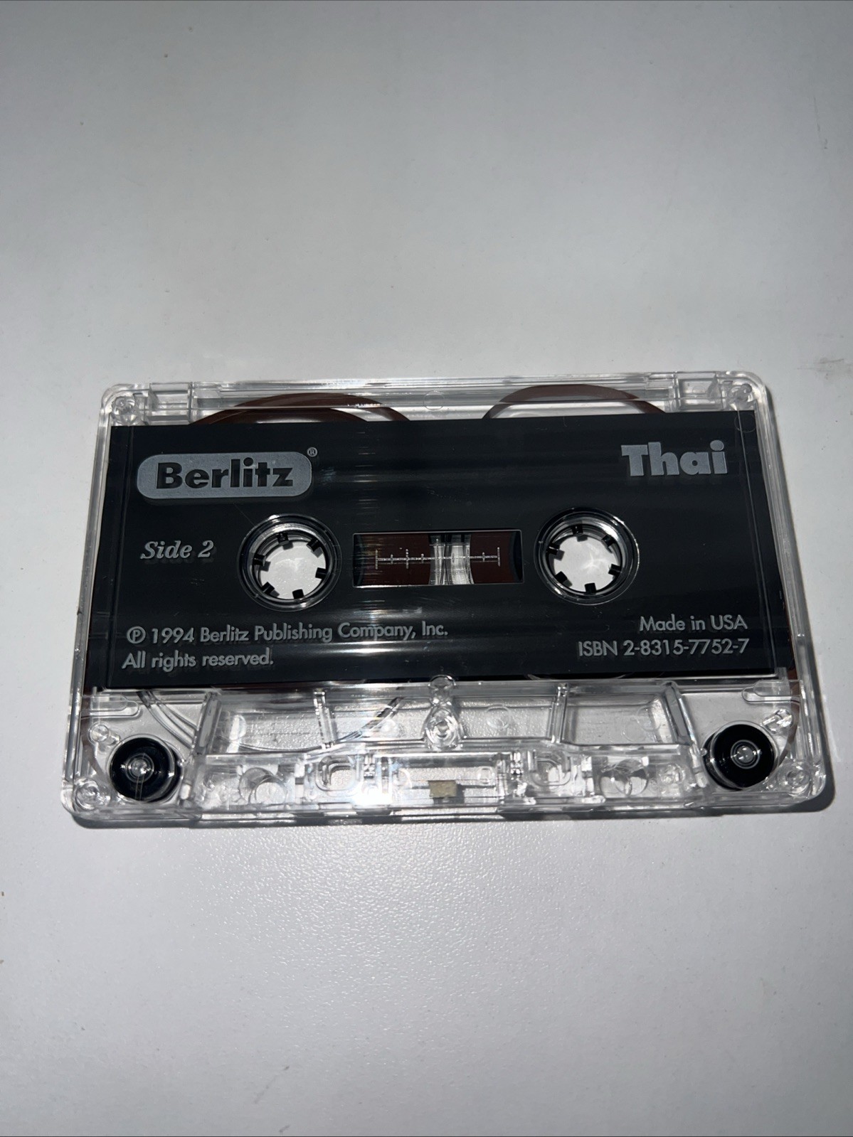 Berlitz Thai Cassette pack with Phrase Book & Dictionary and Case