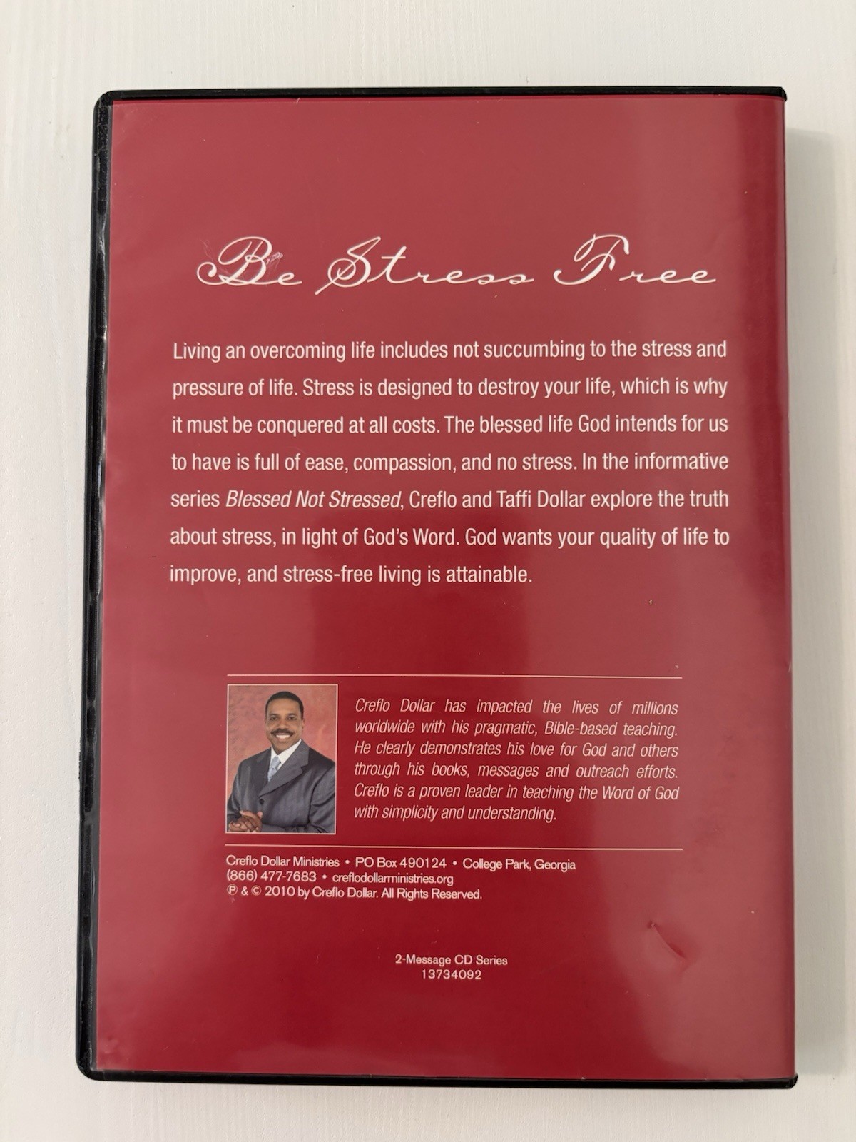 Creflo Dollar Cd Lot Of 5 In The Presence Of God, Victory In Tests, Worry Free