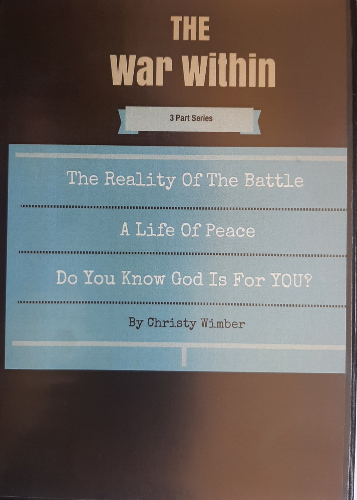 Audio: The War Within by Christy Wimber