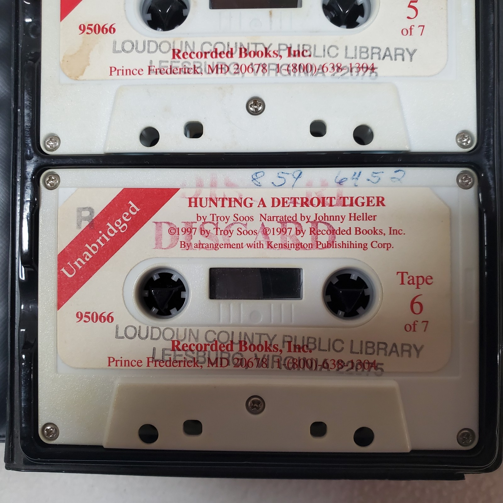 Hunting a Detroit Tiger Recorded Books 7 Audiocassettes ON Cassette Tape Soos