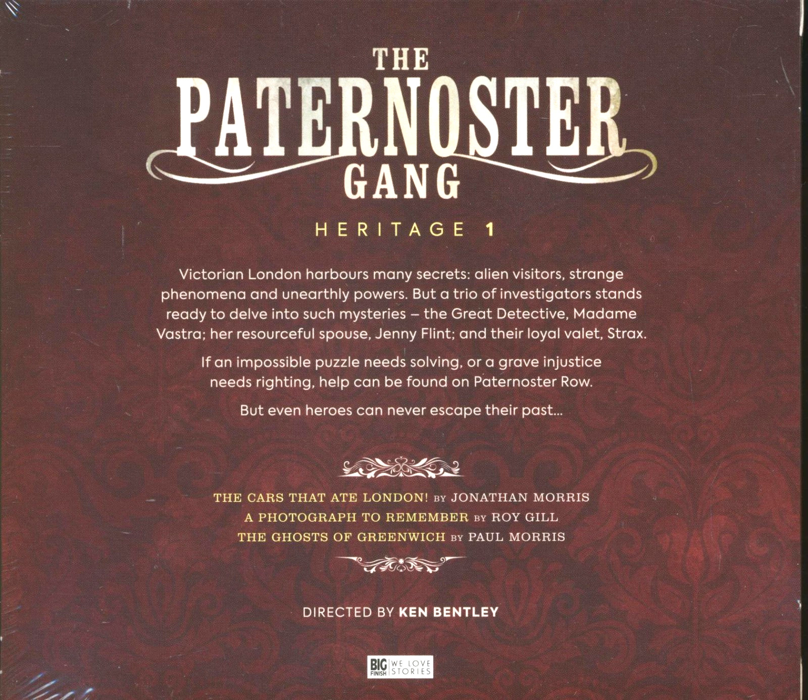 Doctor Who: The Paternoster Gang — Heritage 1 Audio CDs Big Finish NEW SEALED