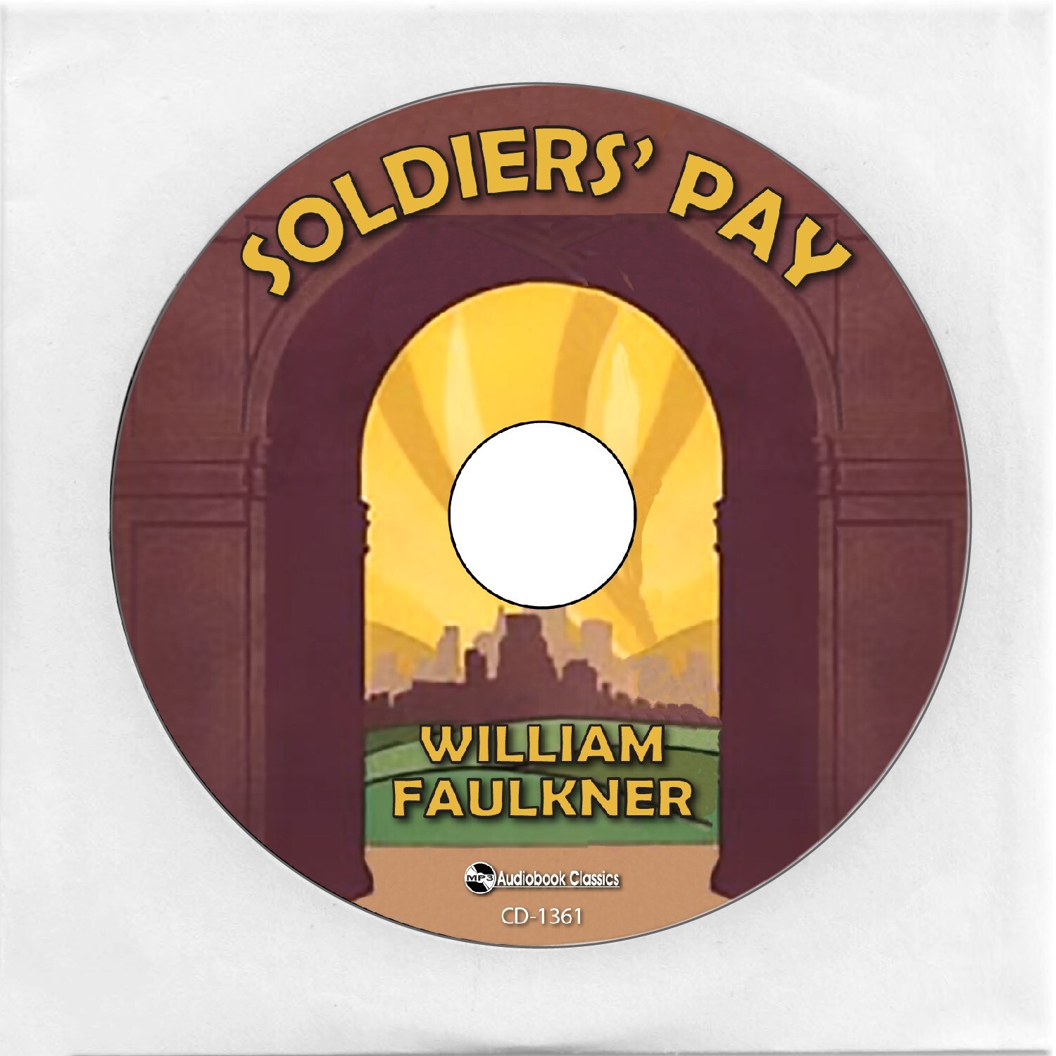 Soldiers’ Pay — MP3 CD Audiobook in security sleeve