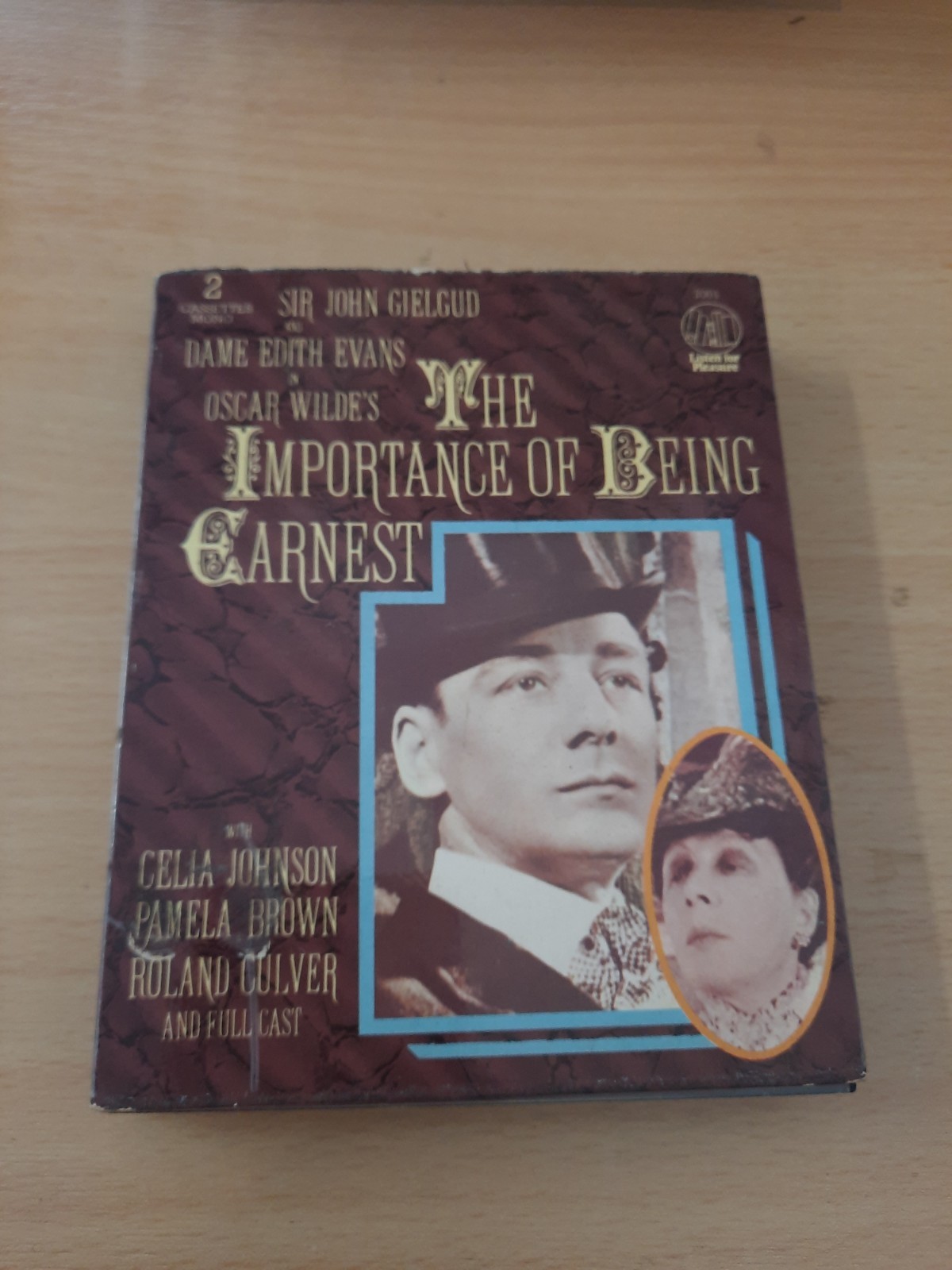 The Importance Of Being Earnest- Cassette Book . EMI — Sir John Gielgud — VTG