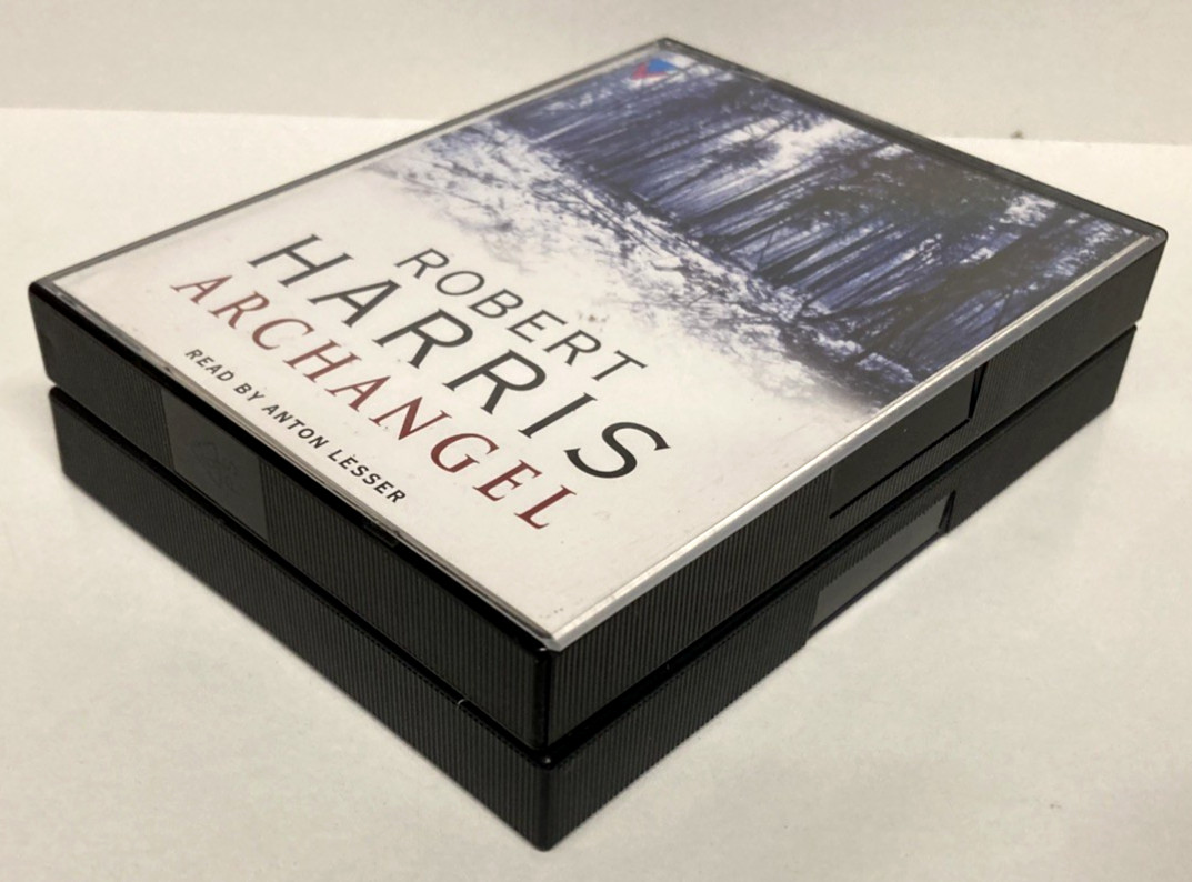 Vintage 1998 Robert Harris Archangel 4x Cassette Tape Audio Book By Random House
