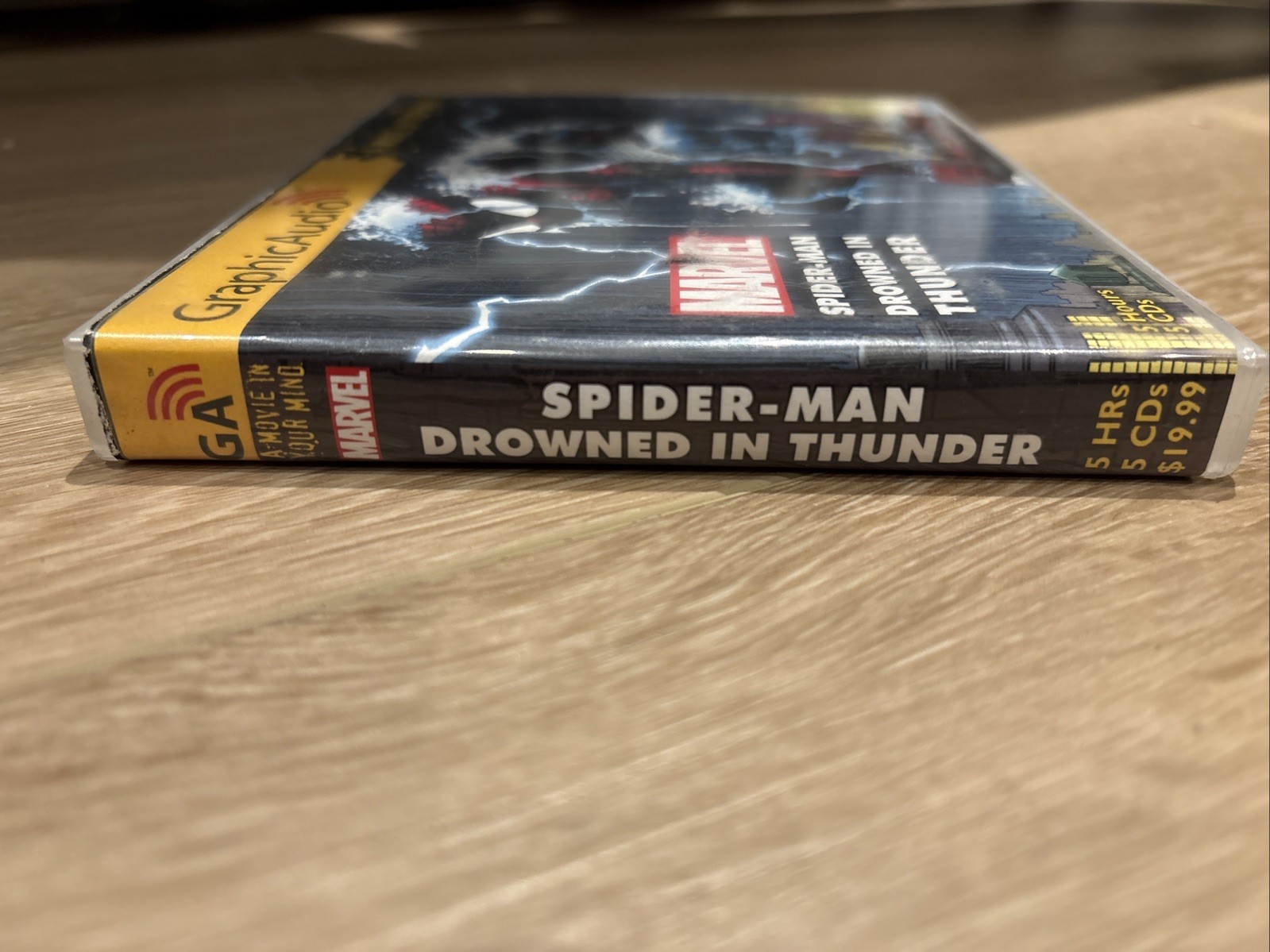 Spider-Man Drowned In Thunder Marvel 5-disc CD Graphic Audio Book 5+ Hours MCU