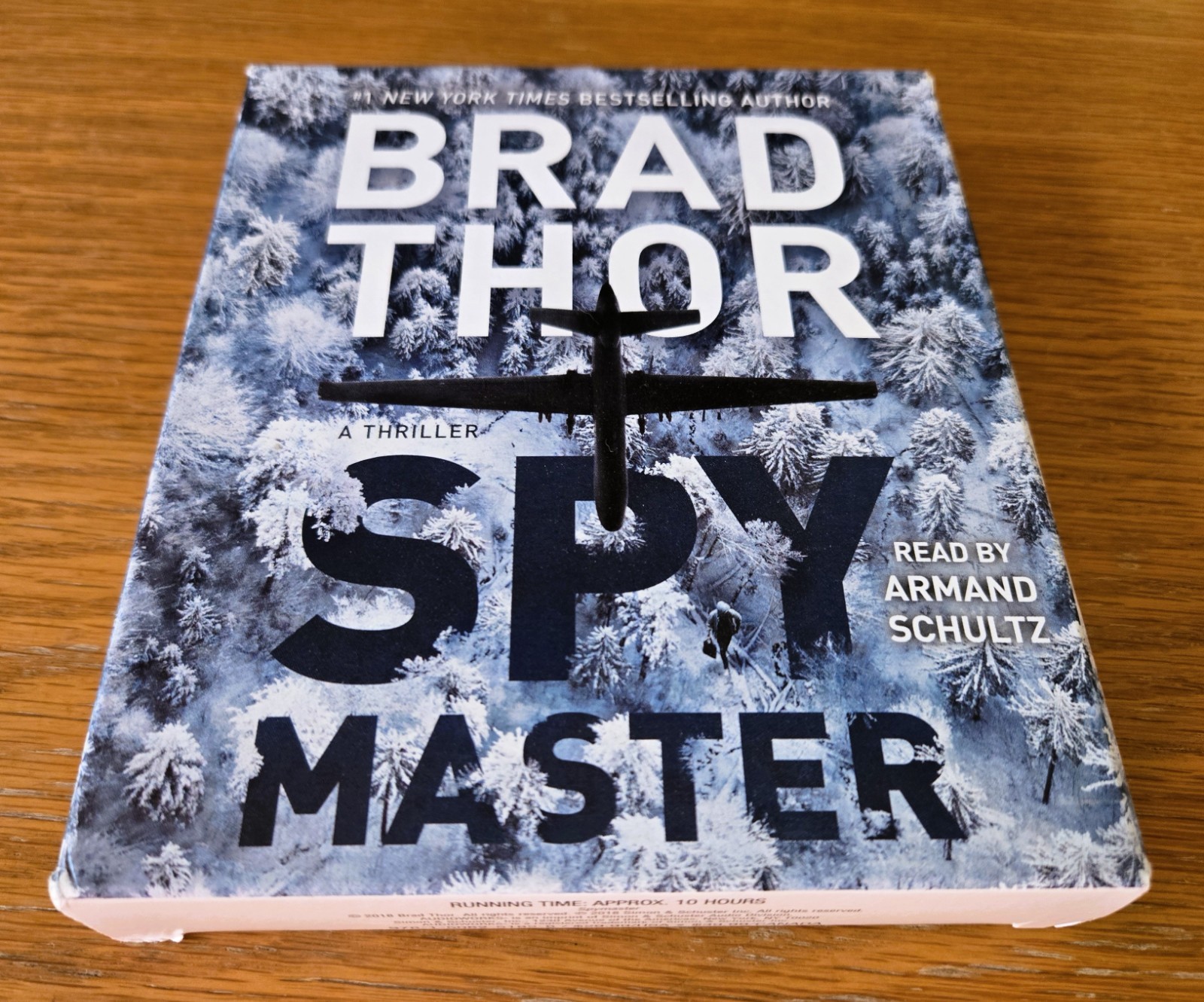 Spymaster: A Thriller by Brad Thor (2018, 8 Compact Discs) VERY GOOD