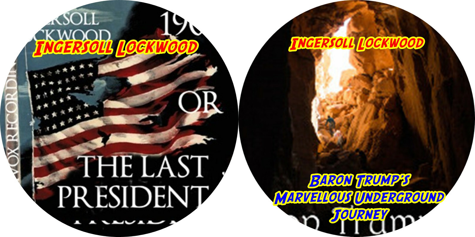 Ingersoll Lockwood LOT of 2 The Last President / Baron Trump’s MP3 CD Audiobooks