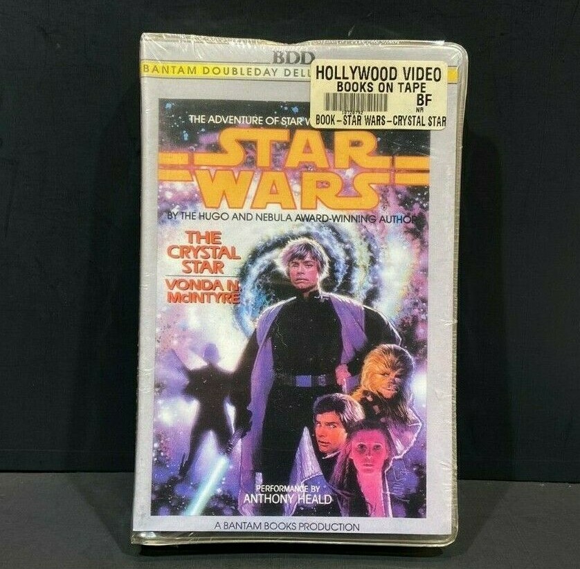 Star Wars ~ The Crystal Star Audiobook Vonda N McIntyre 1994 Bantam 2 Cassettes
