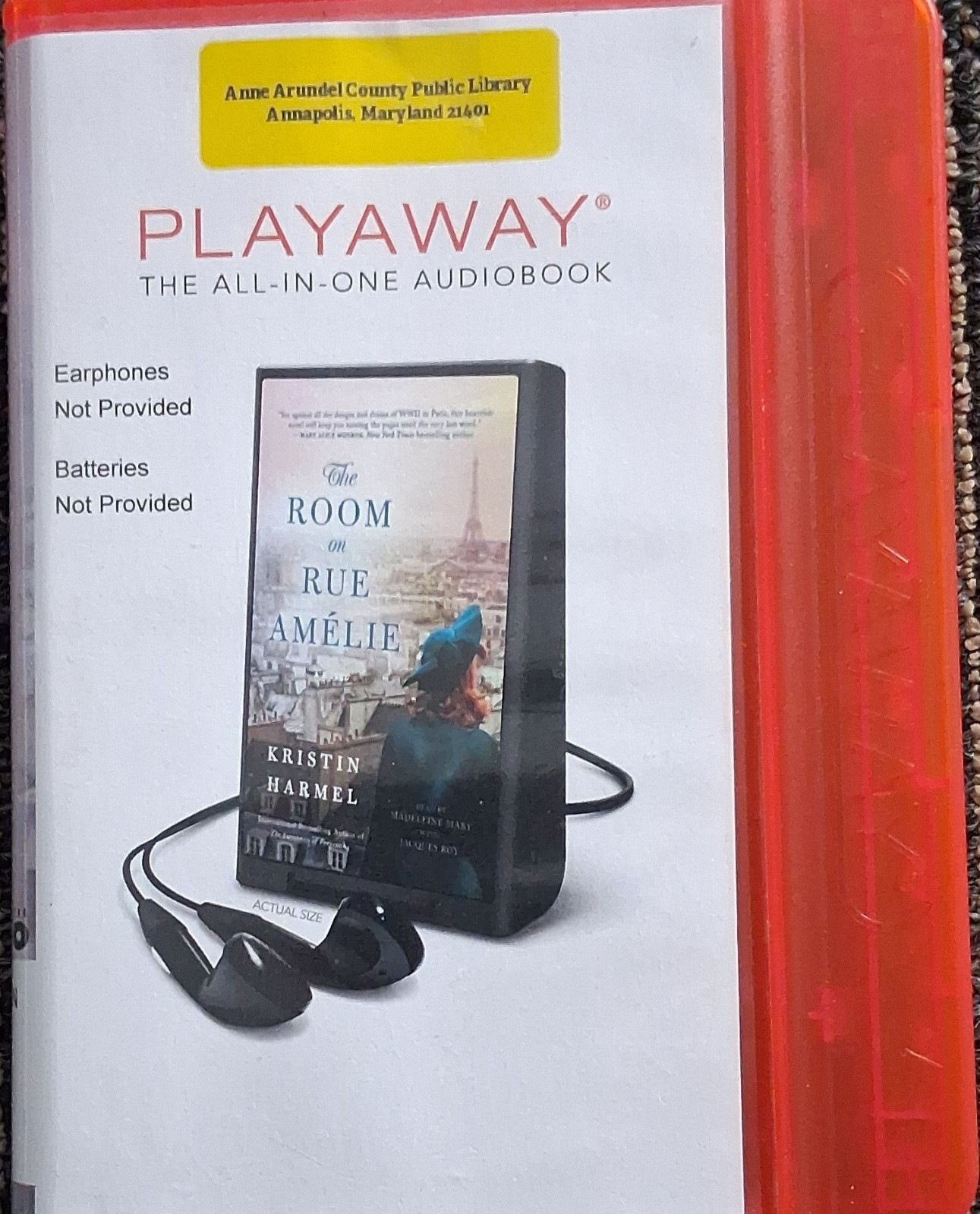 Simon & Schuster Audio The Room on Rue Amélie Kristin Harmel Audiobook Unabridg…