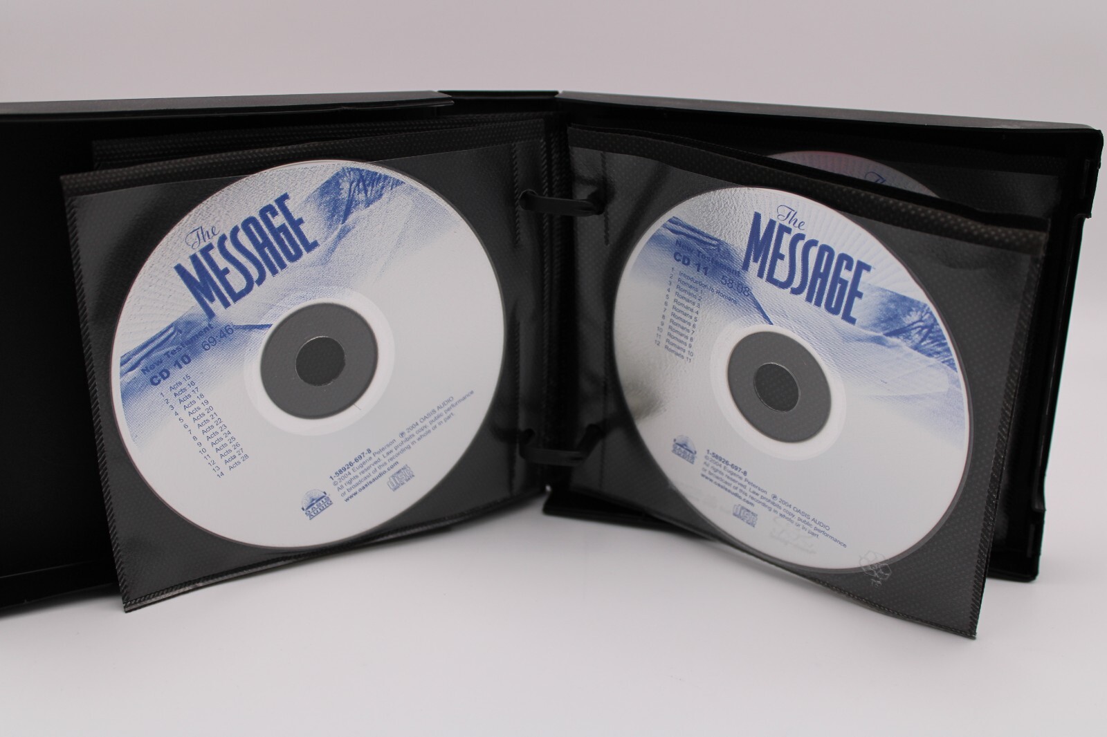 The Message Bible: New Testament Oasis Audio 20 CDs Unabridged Contemporary