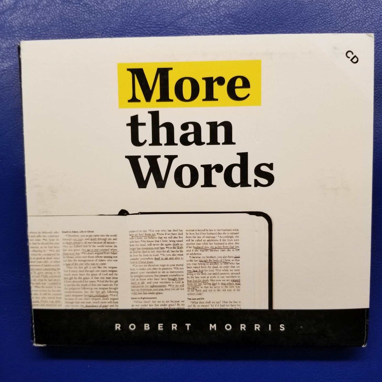 More than Words CD by Robert Morris Bible Insights Audiobook Spiritual Study