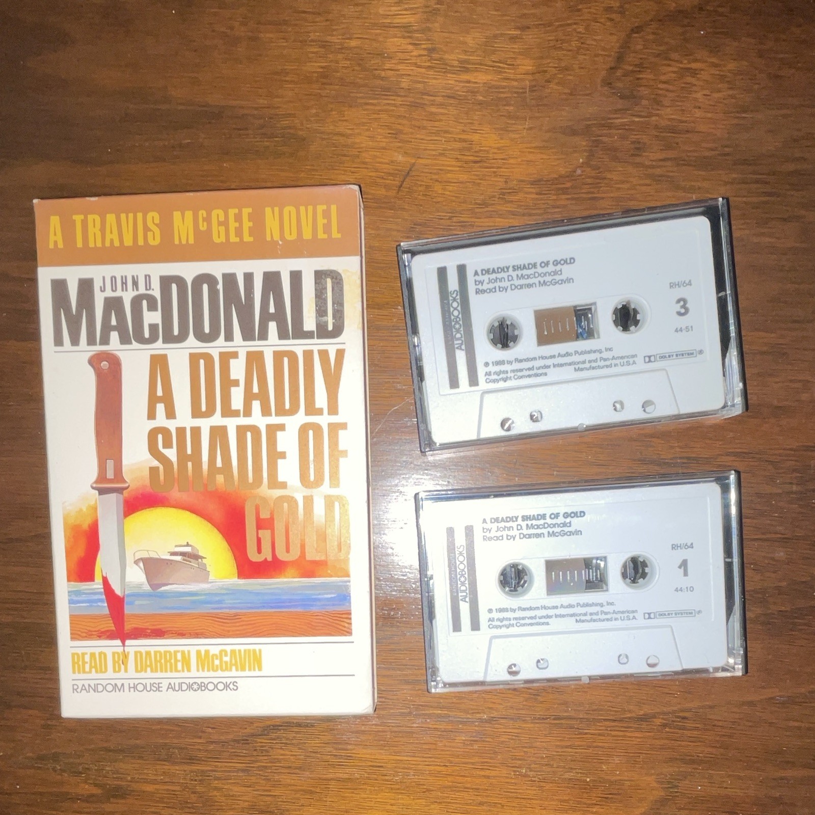 Vintage Travis McGee Audiobook Lot — John D. MacDonald — Random House Cassettes