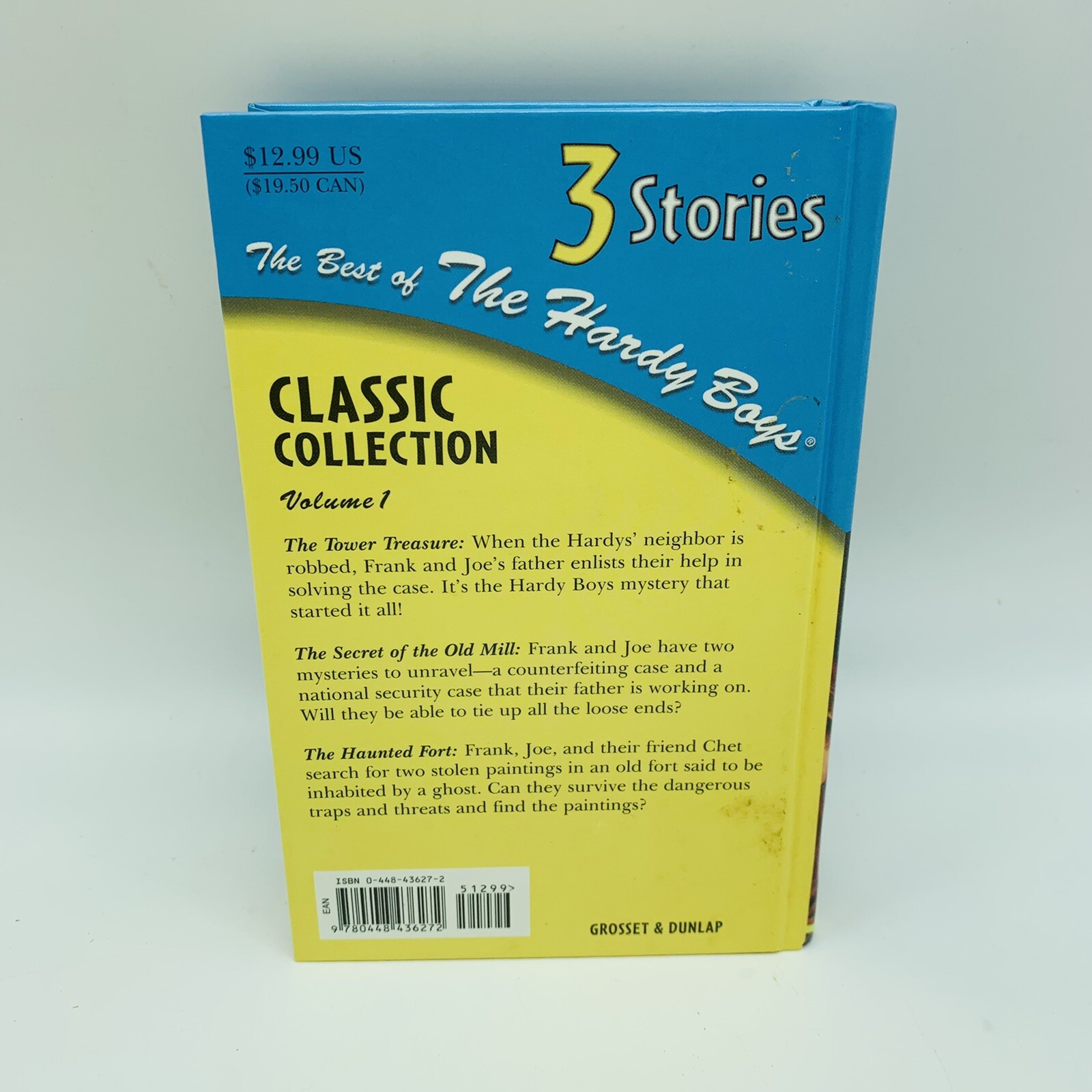 THE BEST OF THE HARDY BOYS CLASSIC COLLECTION VOL 1 Hardcover 3 stories