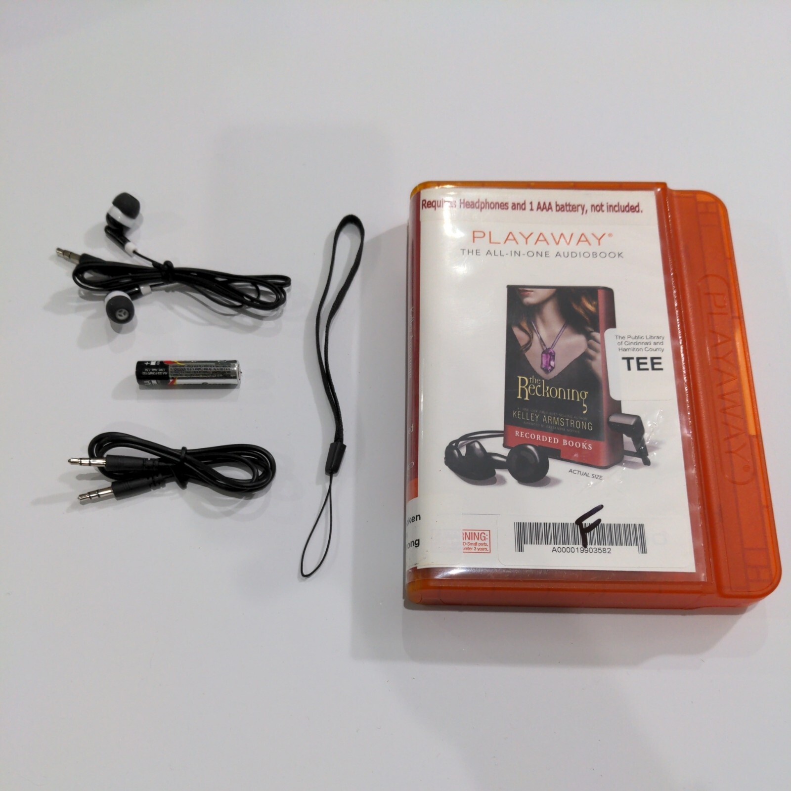 The Reckoning By Kelley Armstrong Unabridged Audiobook Playaway Headphones…