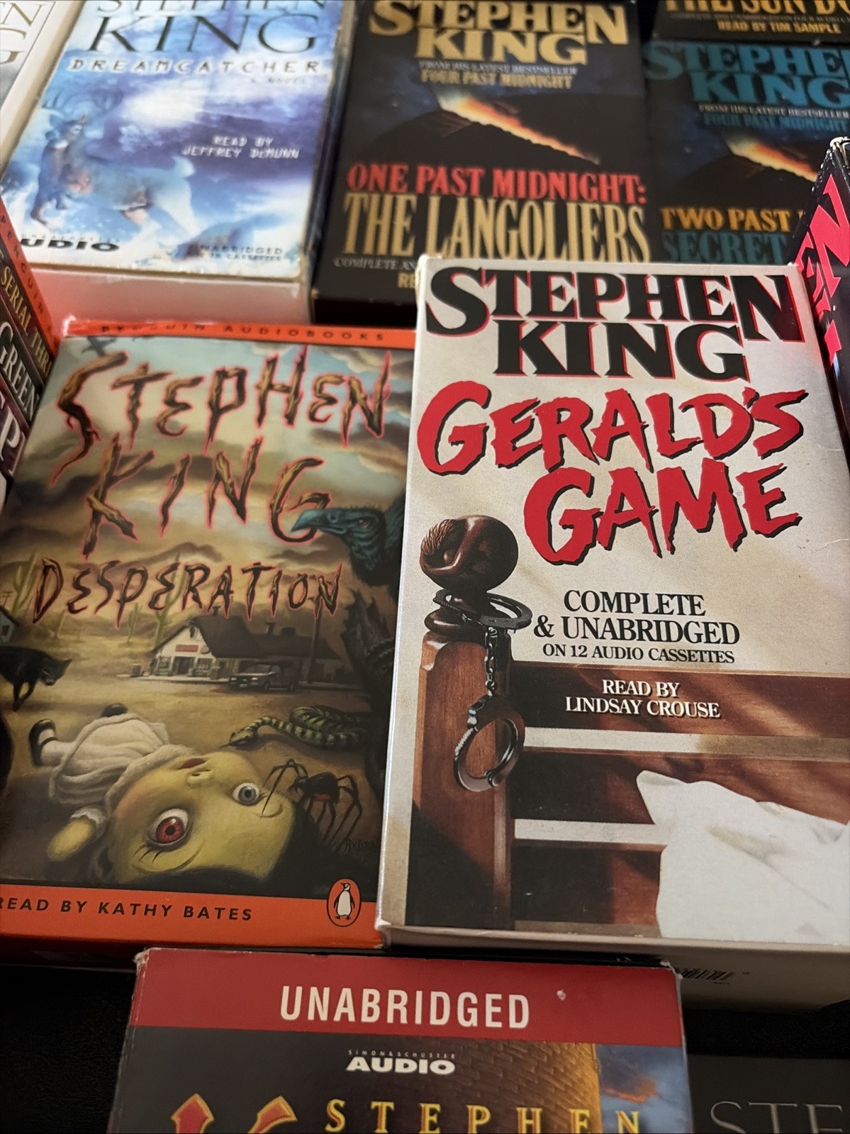Stephen King Cassette Audiobook Lot Huge Assortment Of Vintage Classics